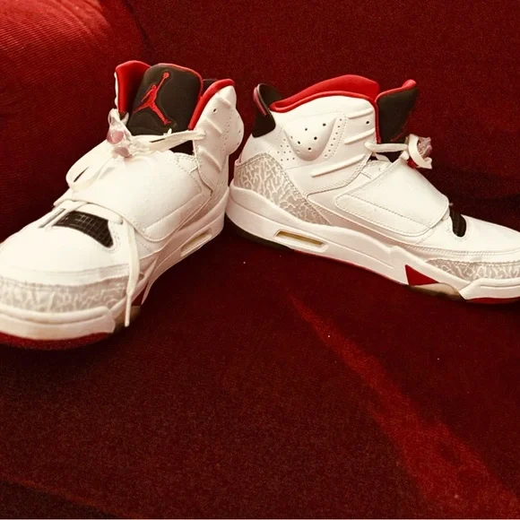 Nike Air Jordan Son of Mars “Fire Red” 512245-112 White/Gym Red/black **SOLD* - Picture 6 of 12